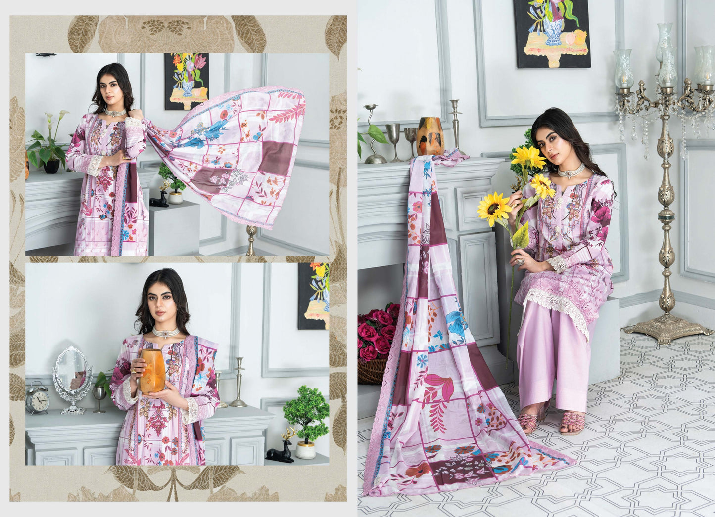 Digital Printed Embroidered