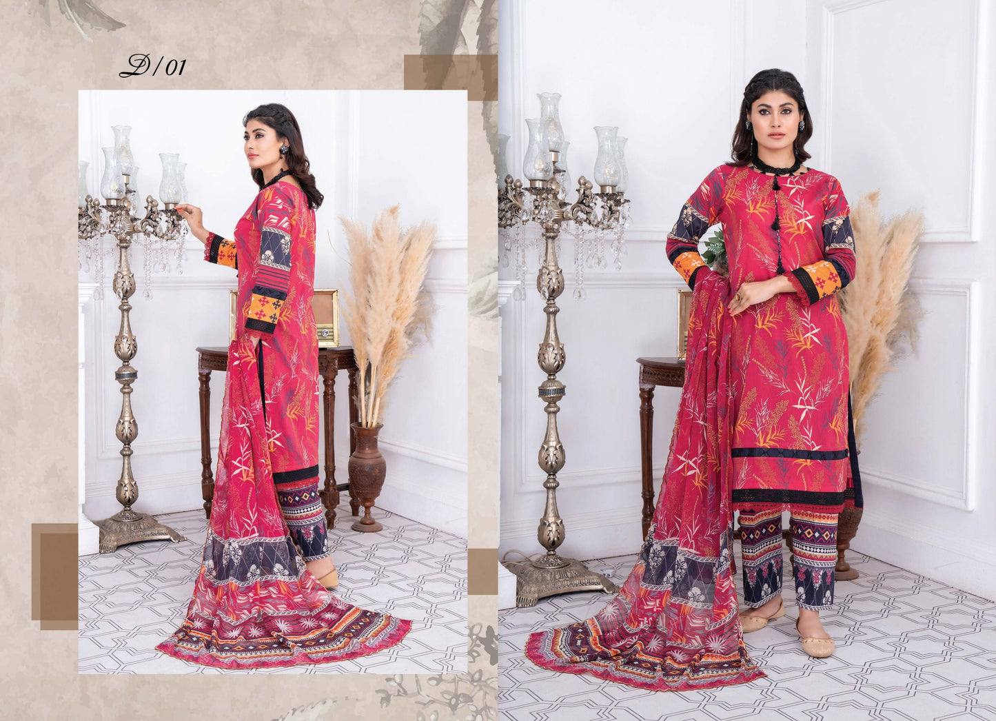 Digital Printed Lawn