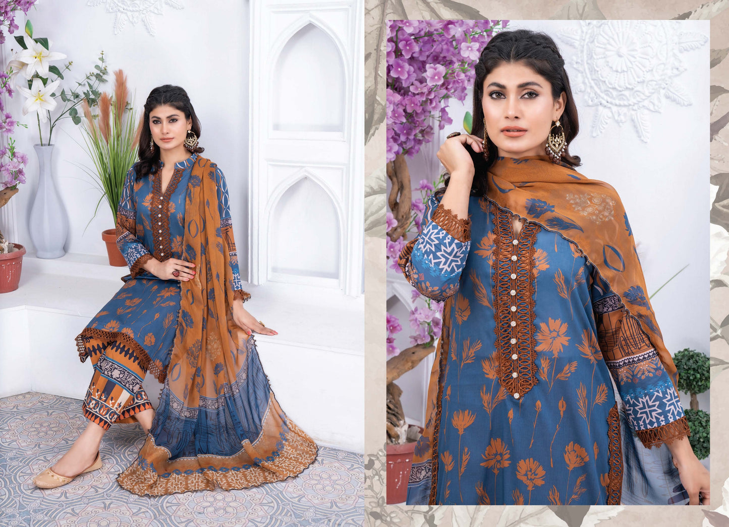 Digital Printed Lawn