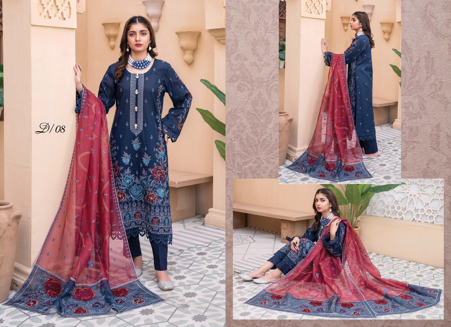 Fully Embroidered Lawn Shirt