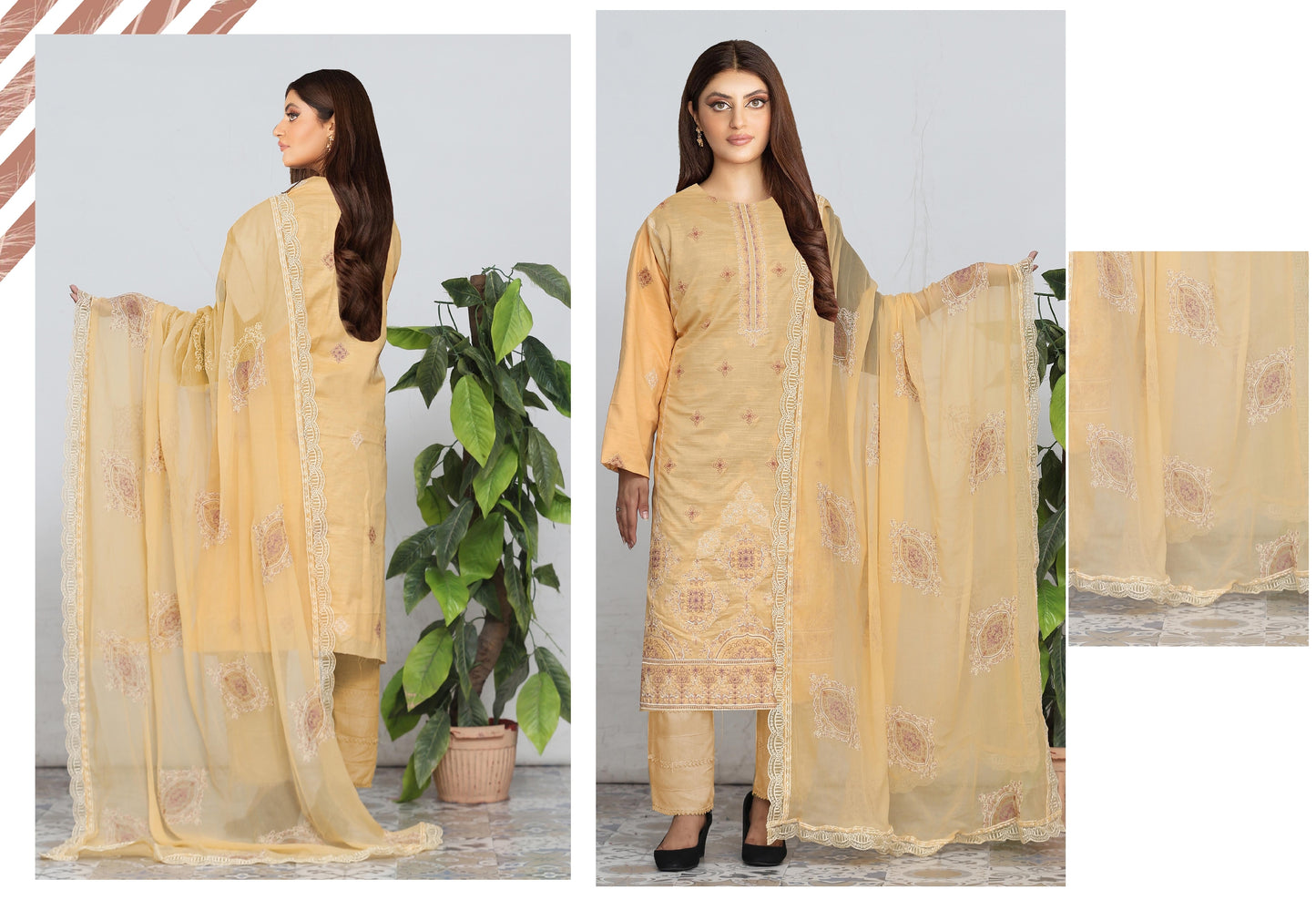 Embroidered Broshia Lawn