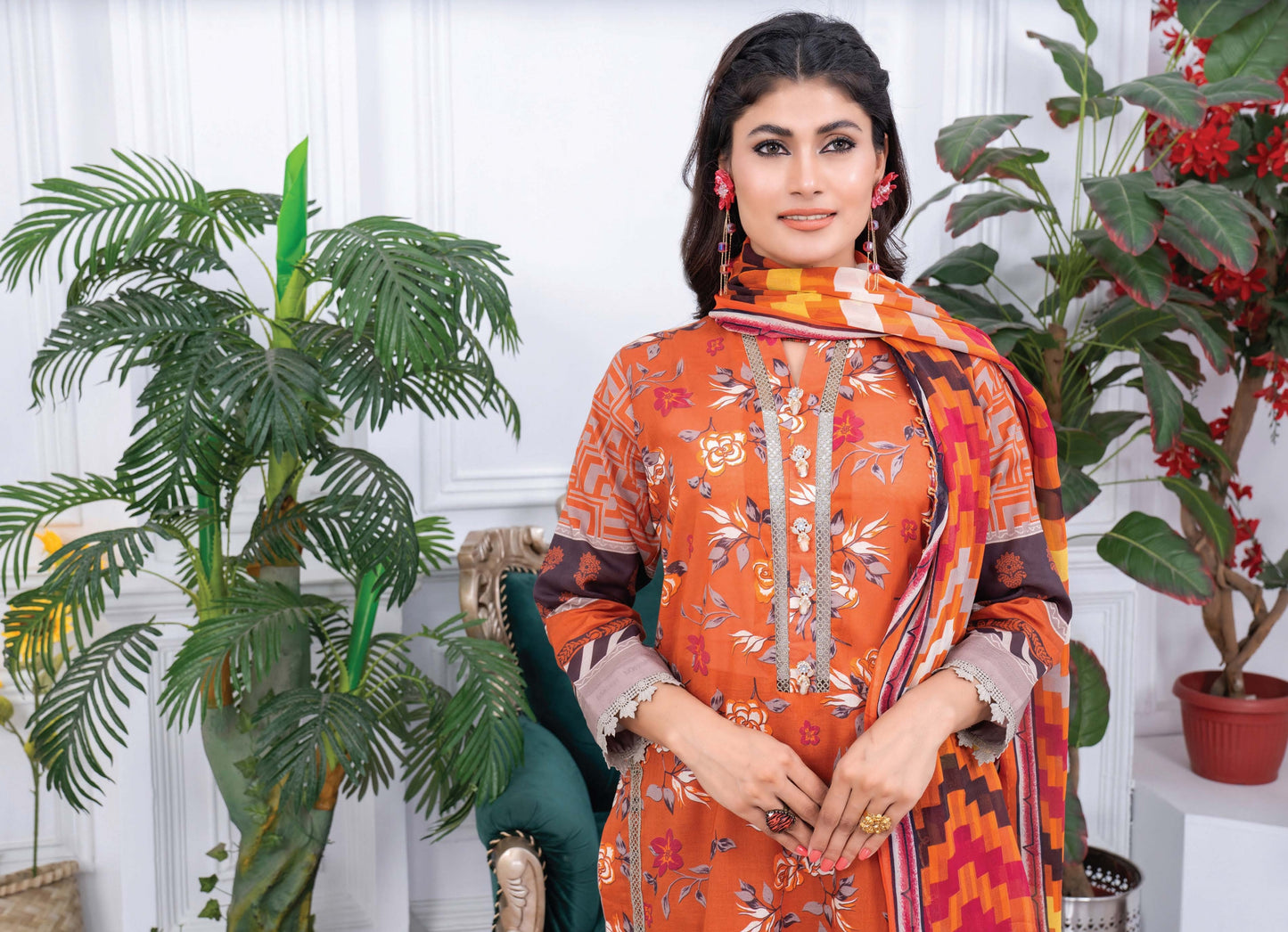 Digital Printed Lawn