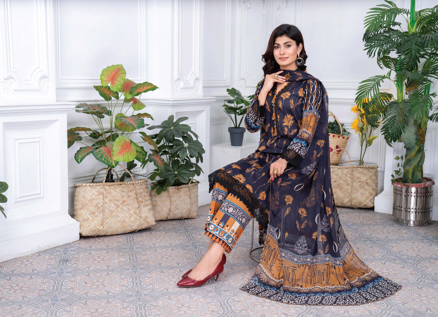 Digital Printed Lawn