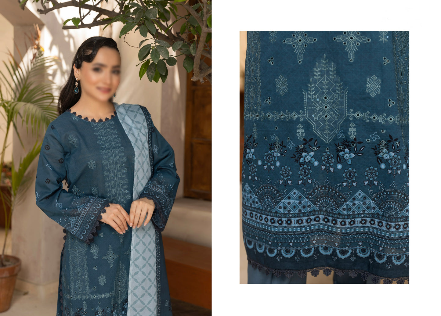 Digital Print Doriya Lawn