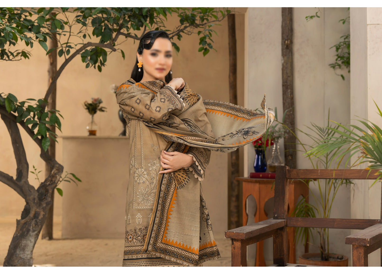 Digital Print Doriya Lawn