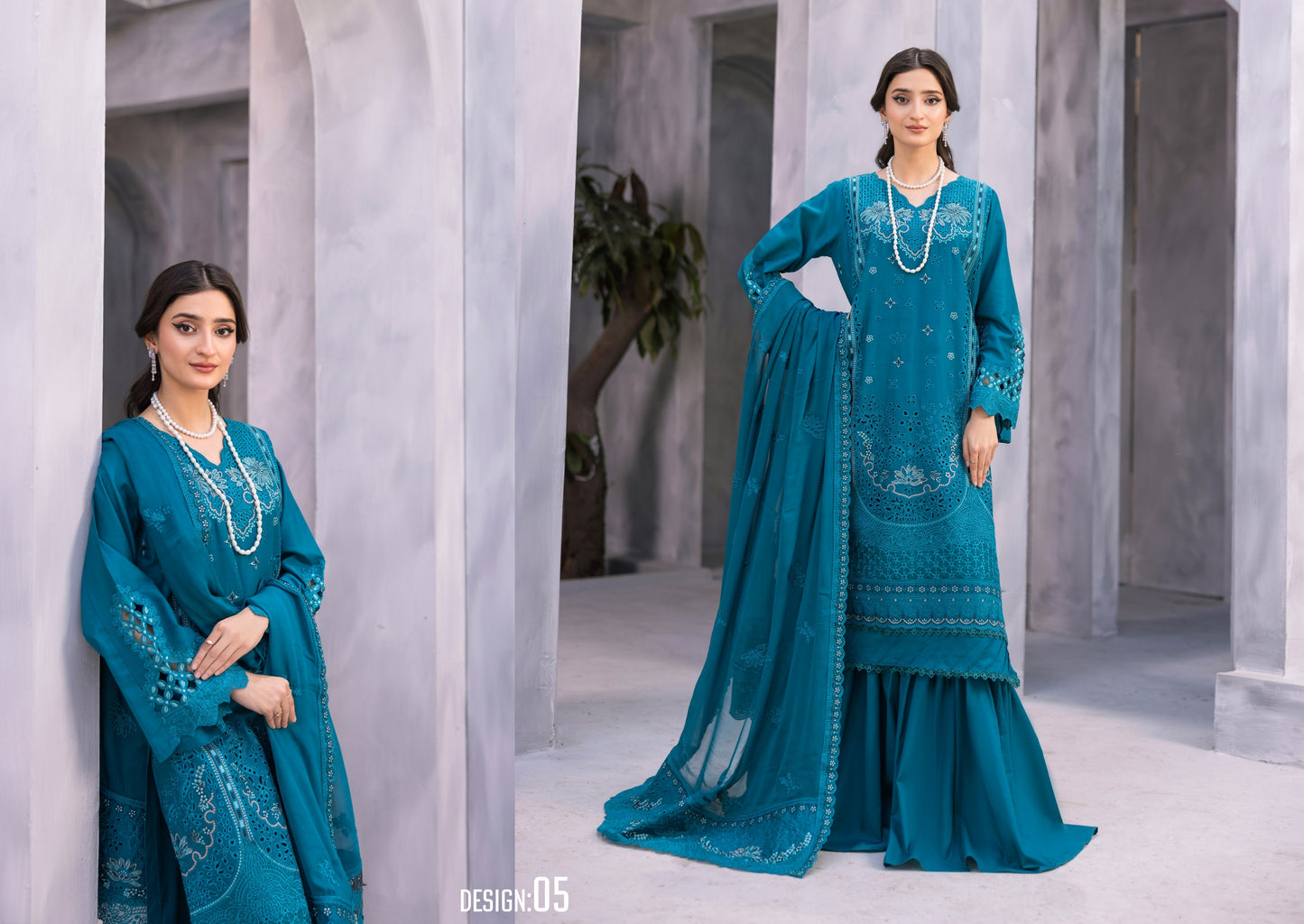 Embroidery Dyed Lawn