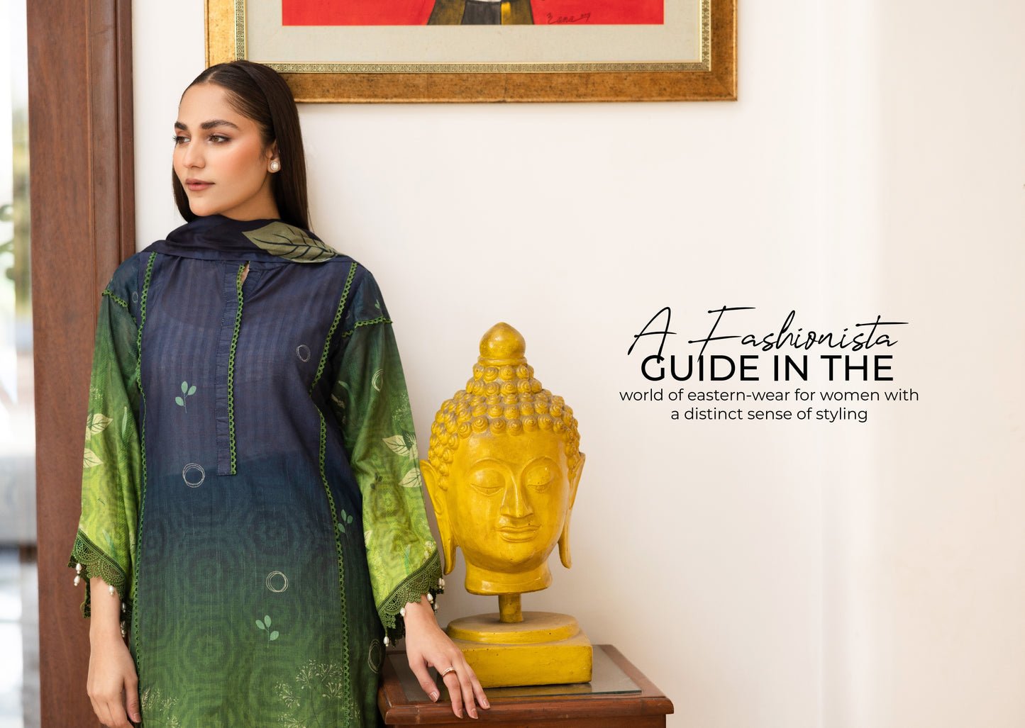 Digital Printed Bana Dora Lawn