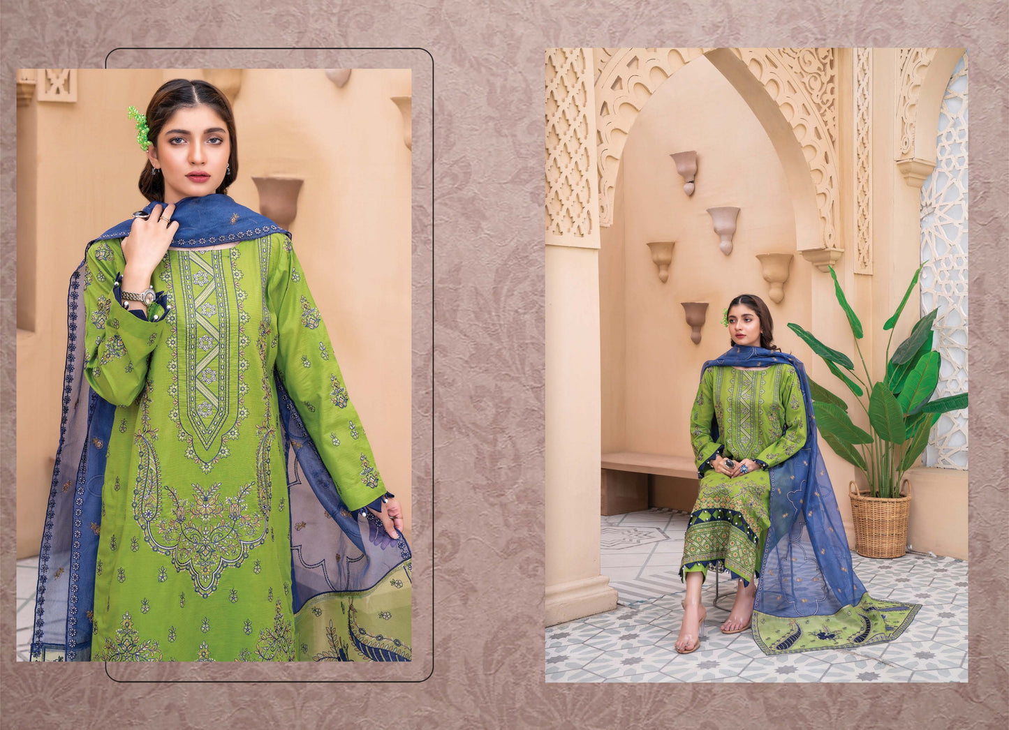 Fully Embroidered Lawn Shirt
