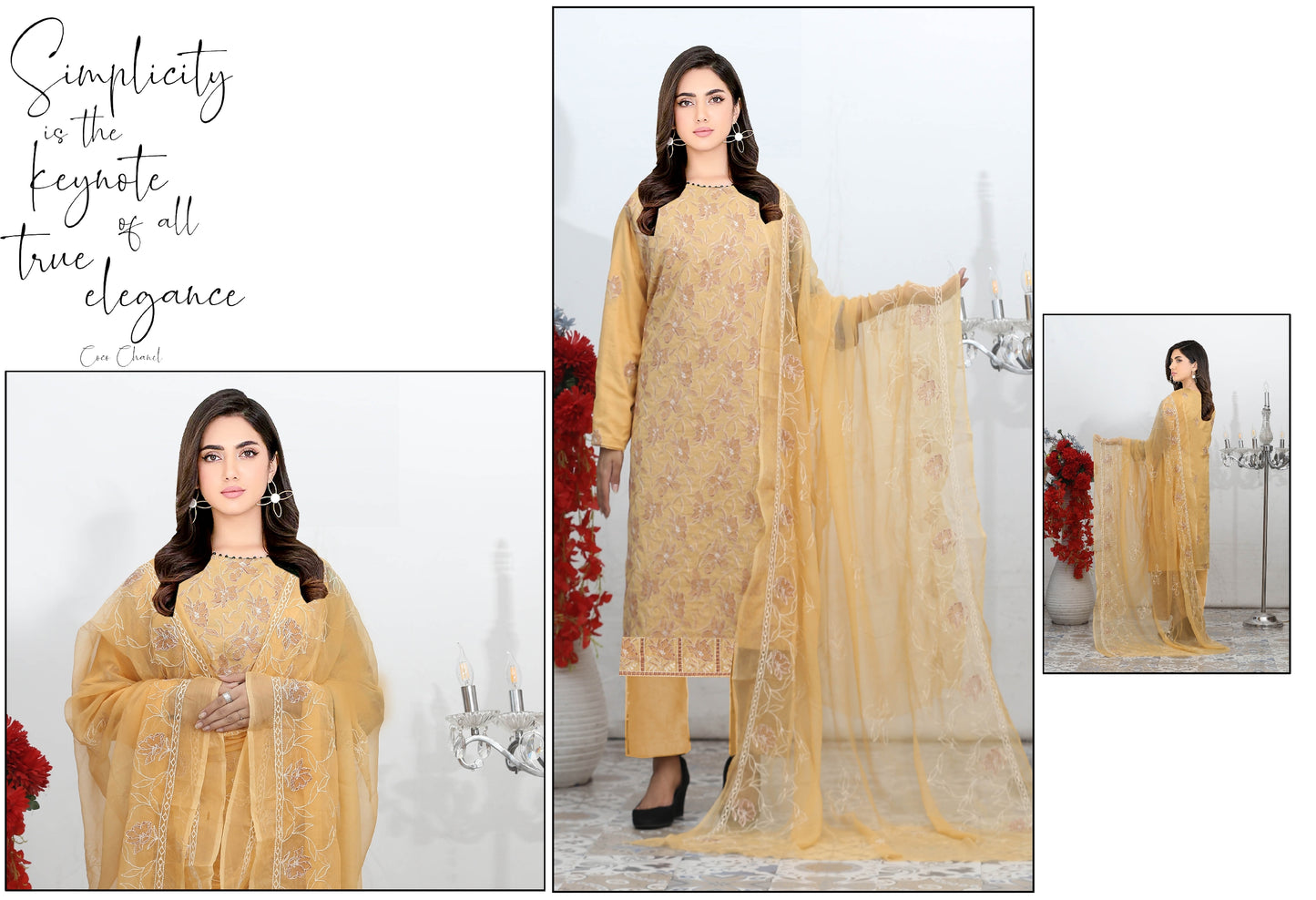 Embroidered Allover Lawn