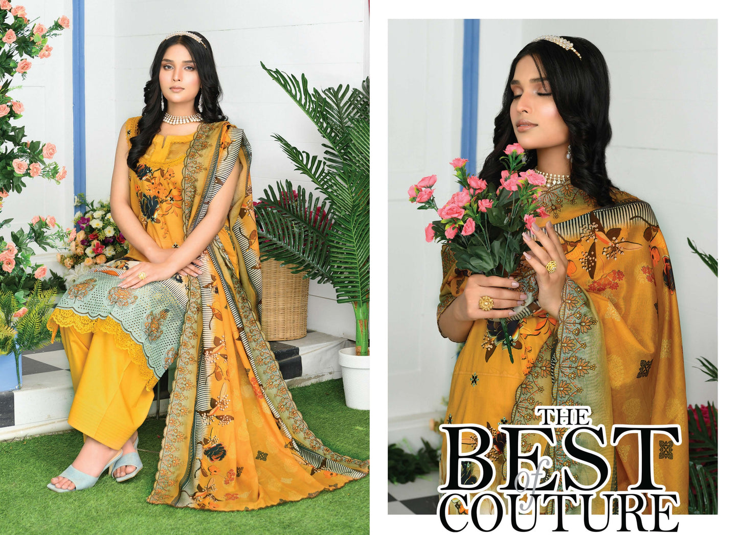Digital Lawn
Daman Embroidered