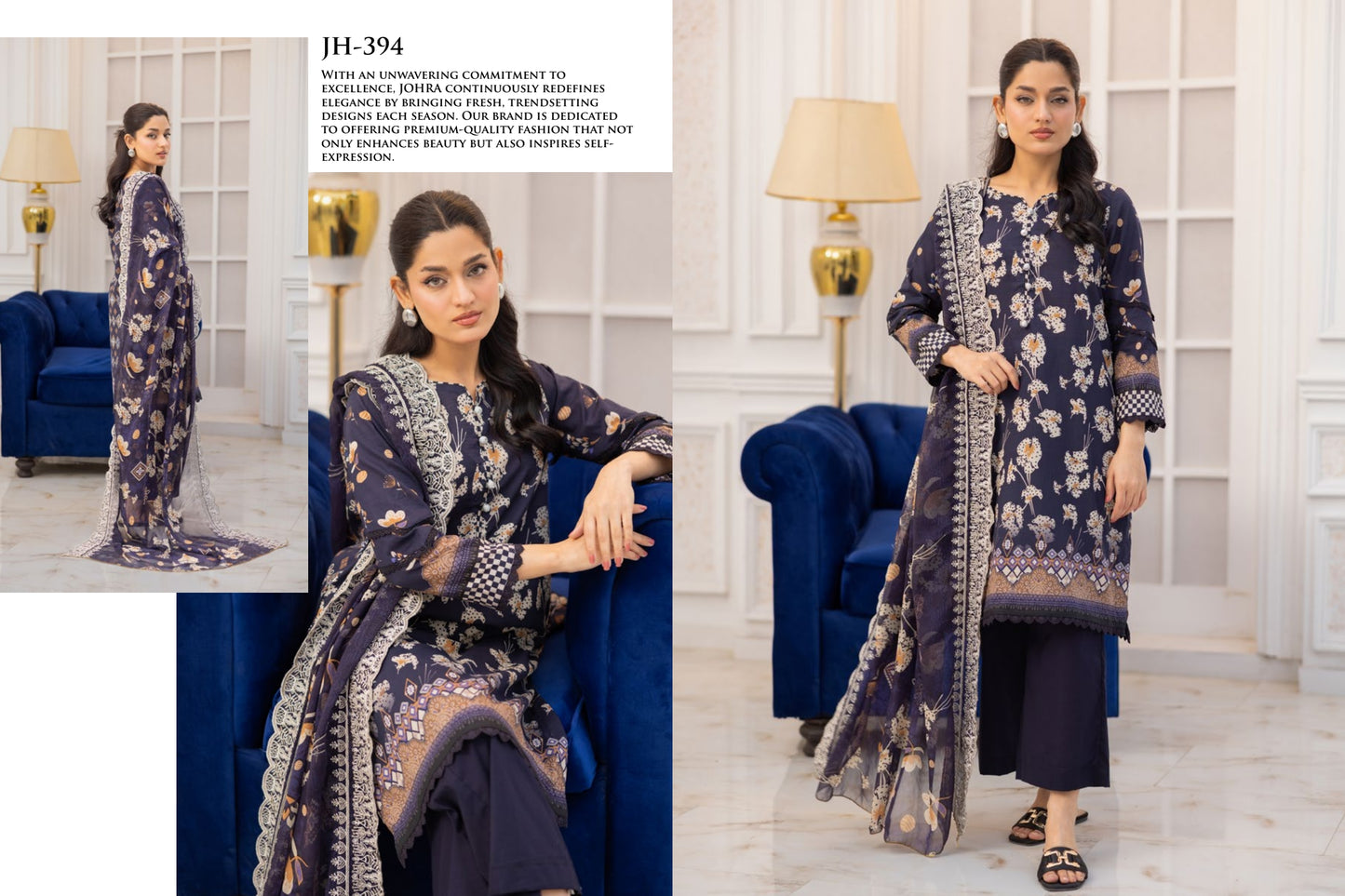 Printed Bana Dora Lawn