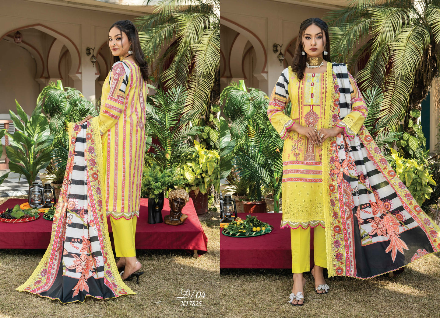 Digital print Embroidered