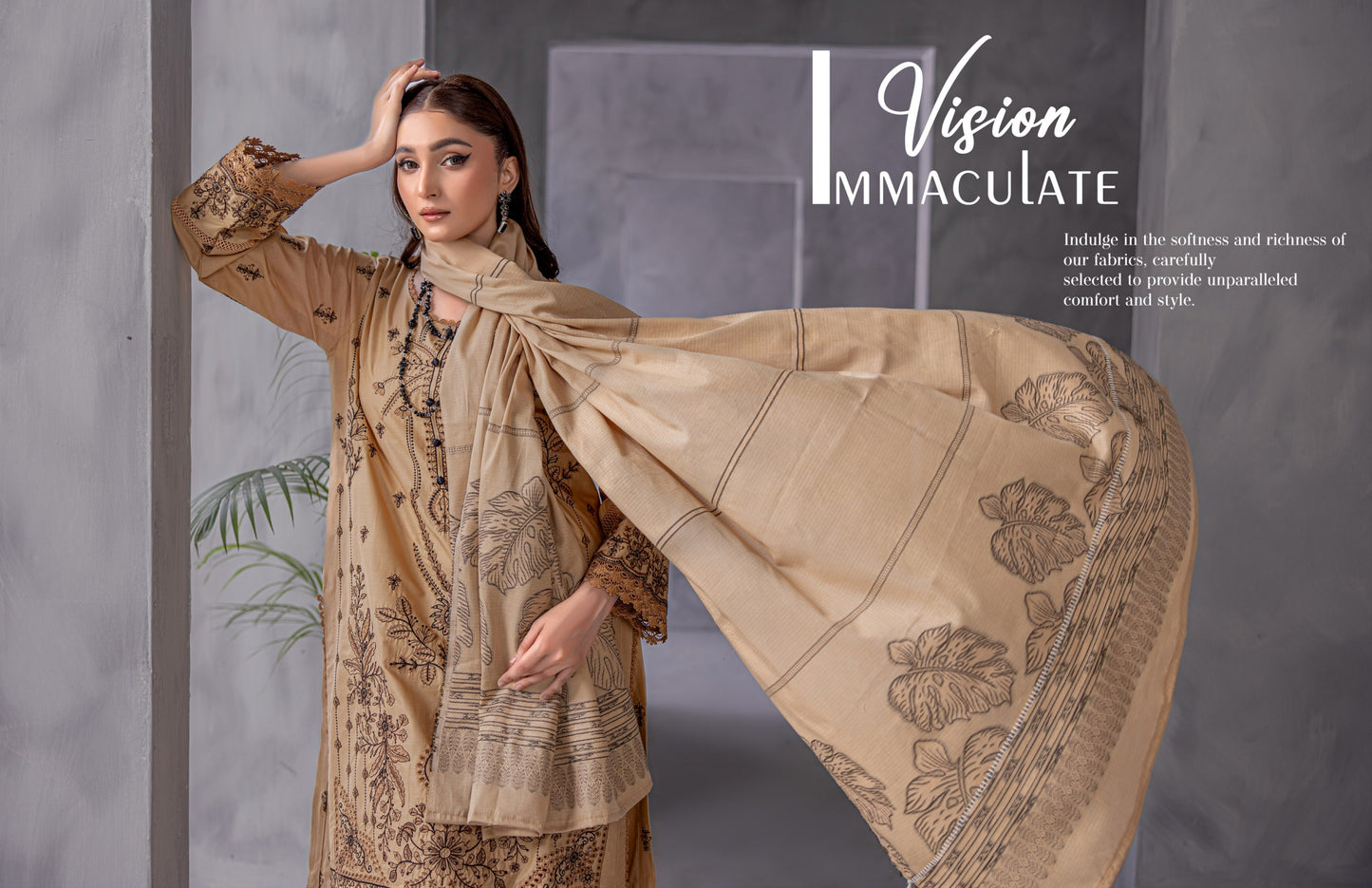 Fully Embroidered Lawn Shirt