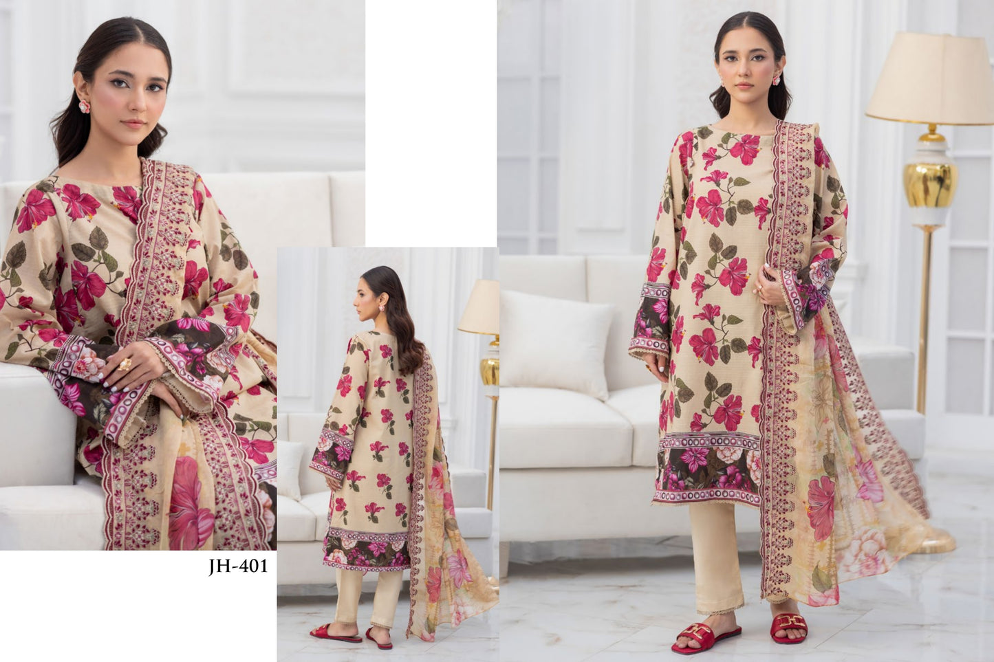 Printed Bana Dora Lawn