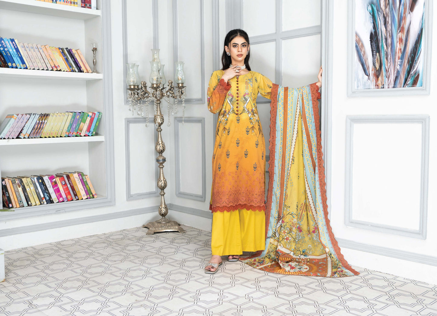 Digital Printed Embroidered