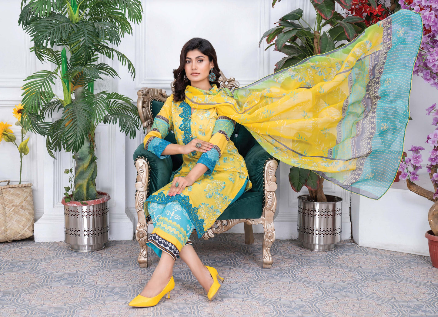 Digital Printed Lawn