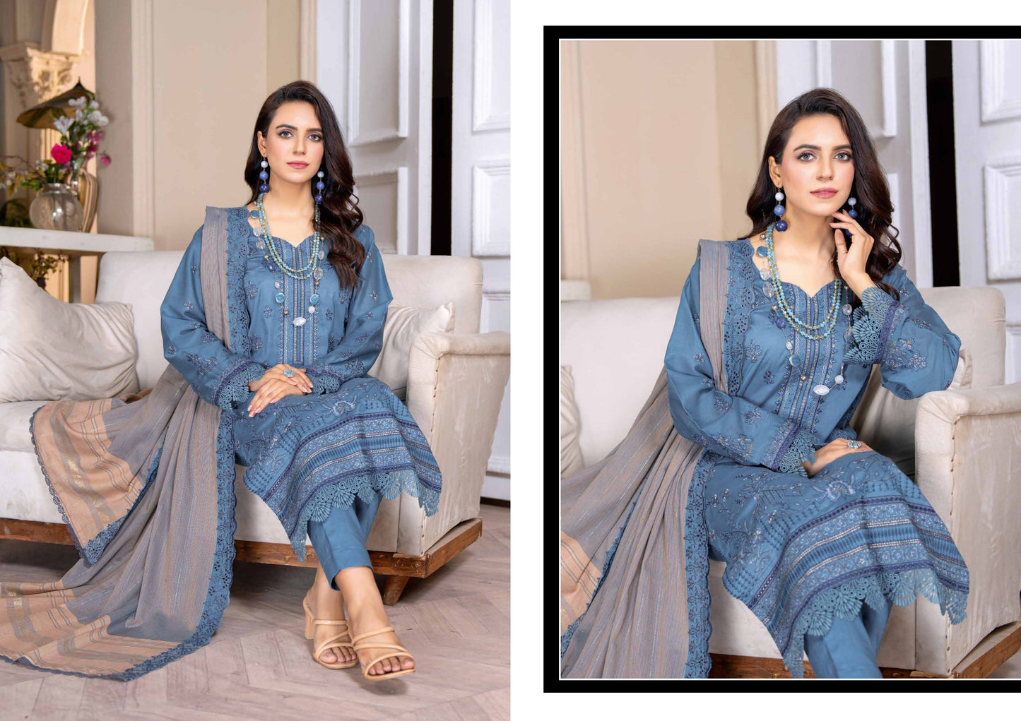 Embroidered Lawn Shirt