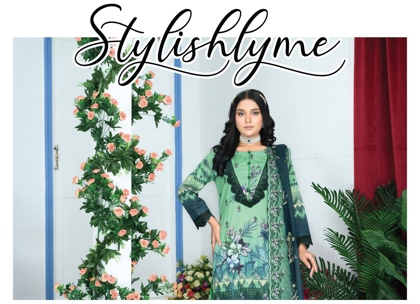 Digital Lawn
Daman Embroidered
