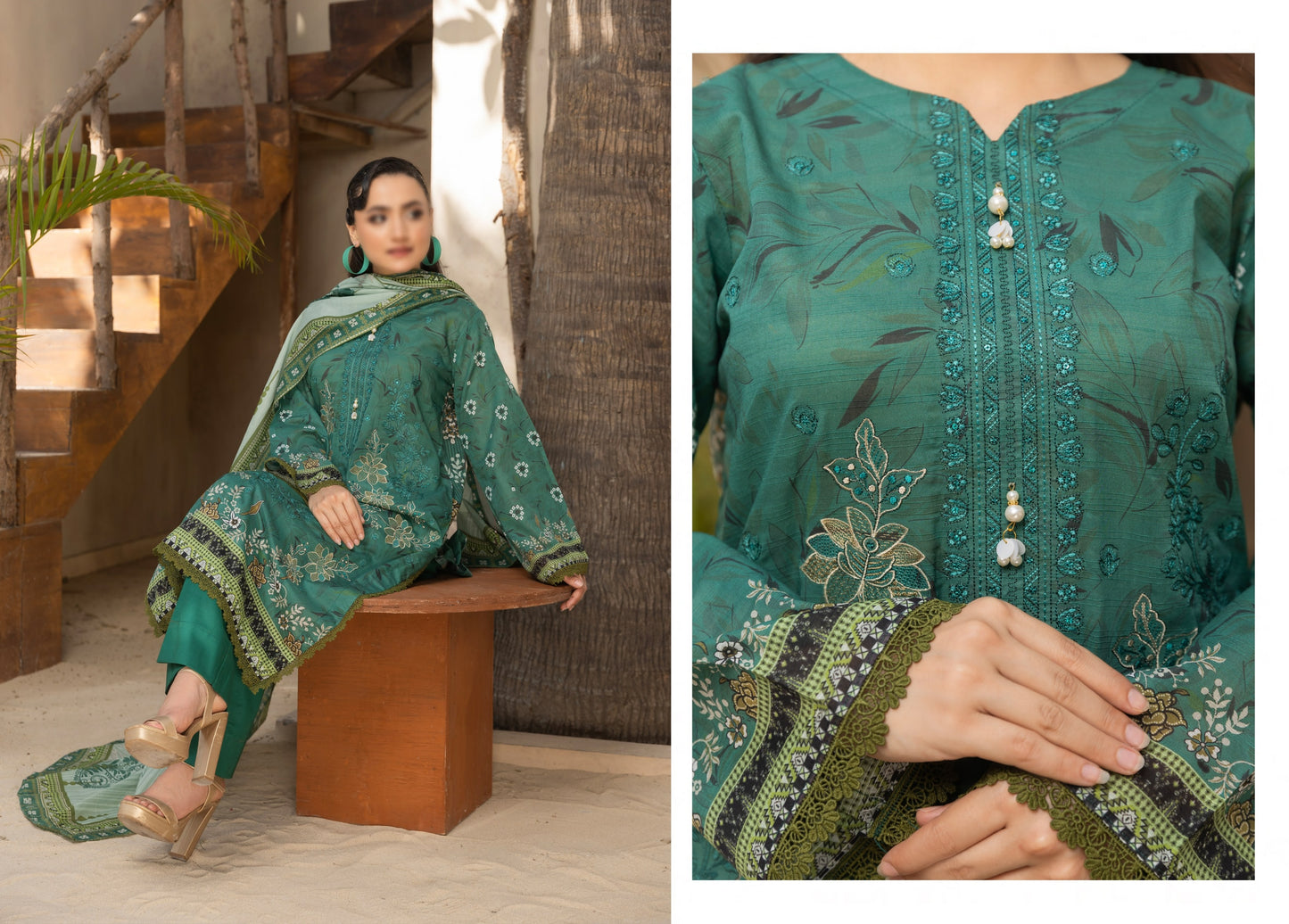 Digital Print Doriya Lawn