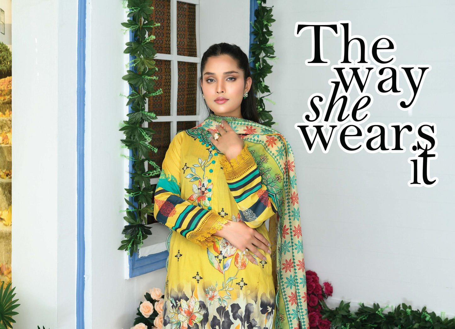 Digital Lawn
Daman Embroidered