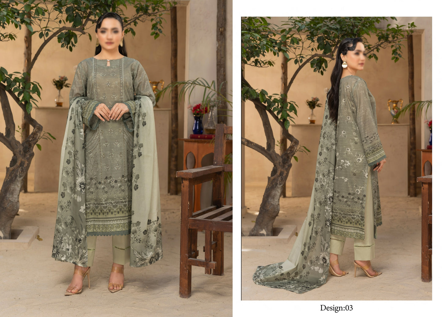 Digital Print Doriya Lawn