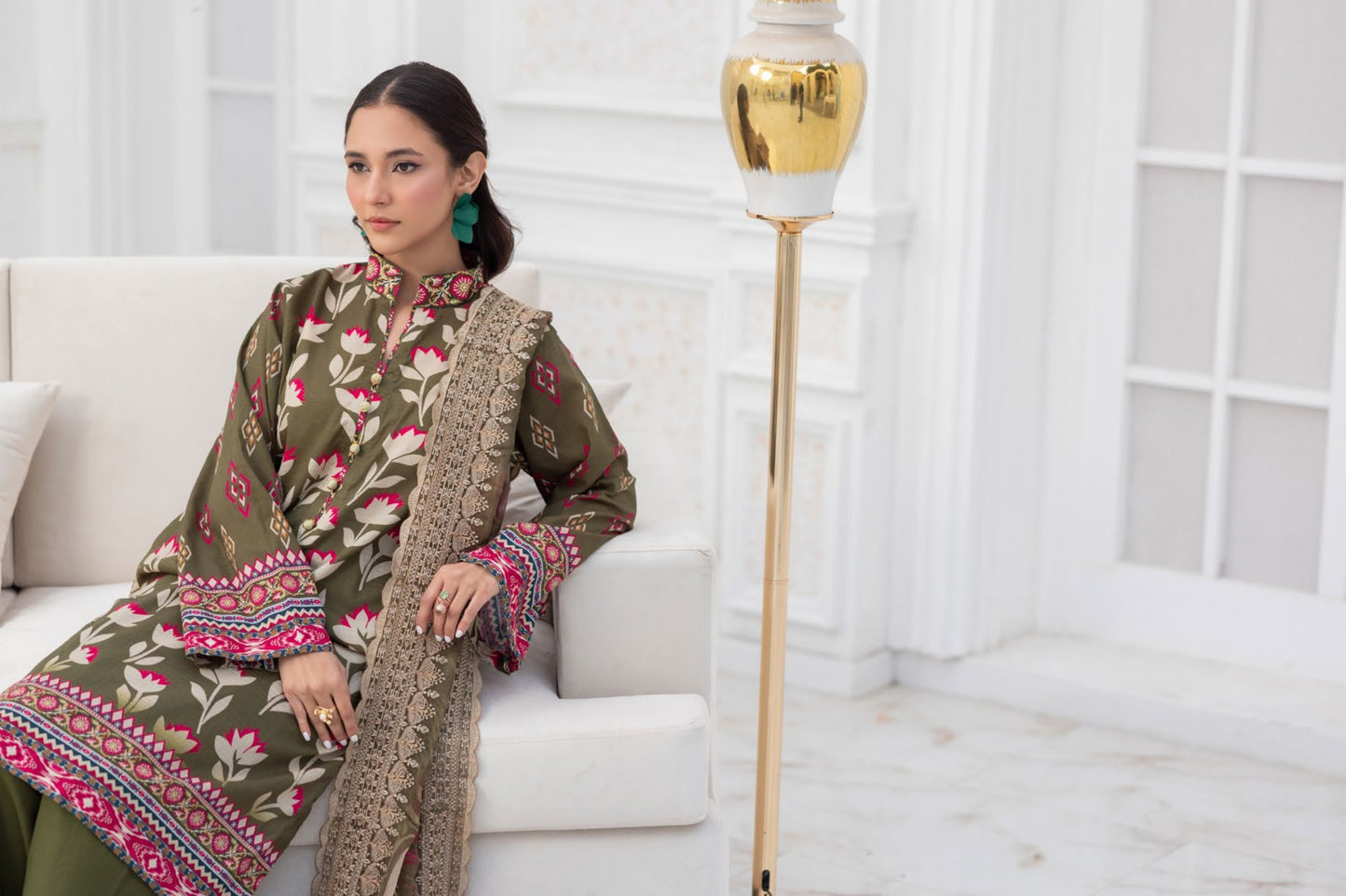 Printed Bana Dora Lawn