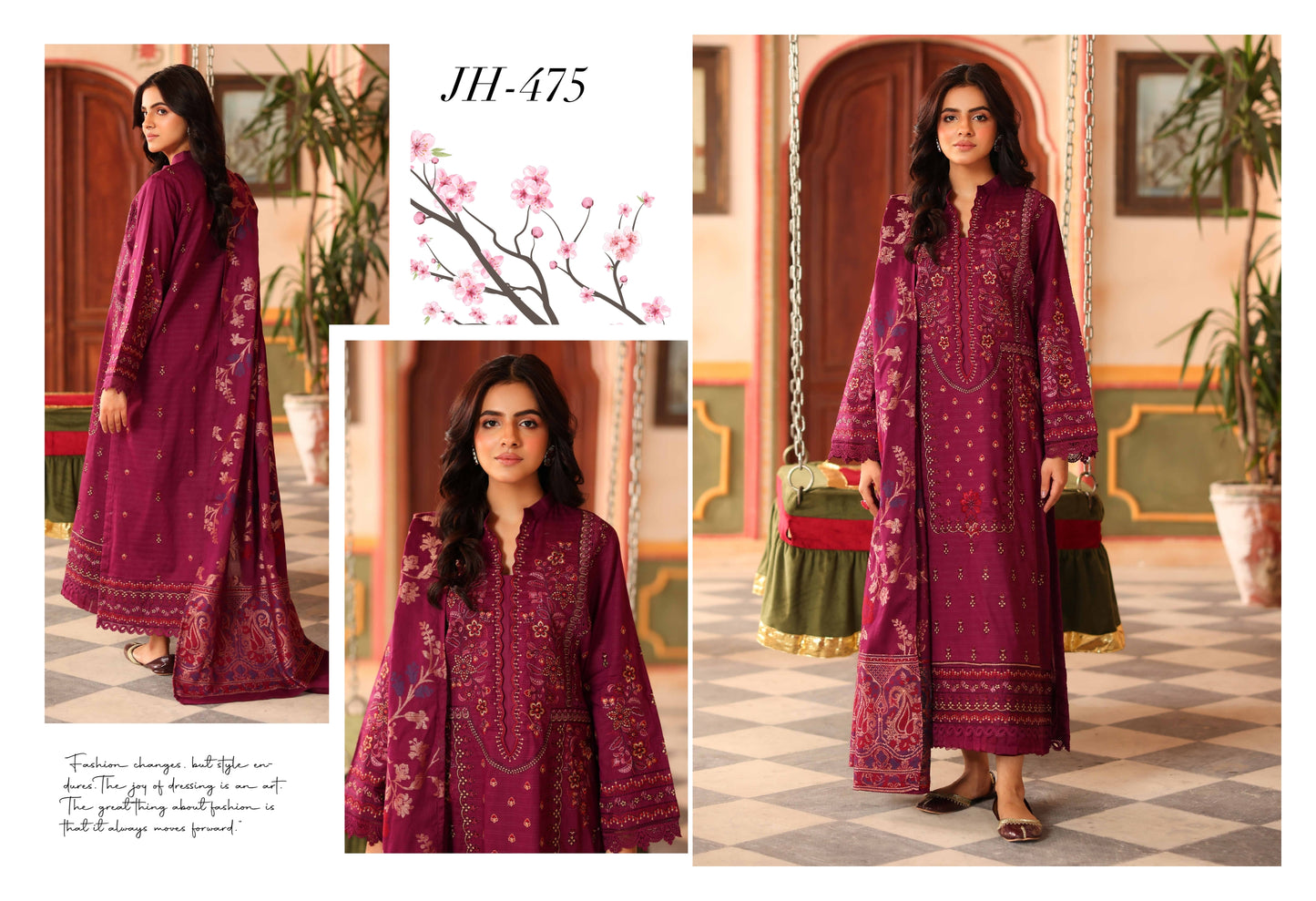 Embroidered 3Piece Lawn