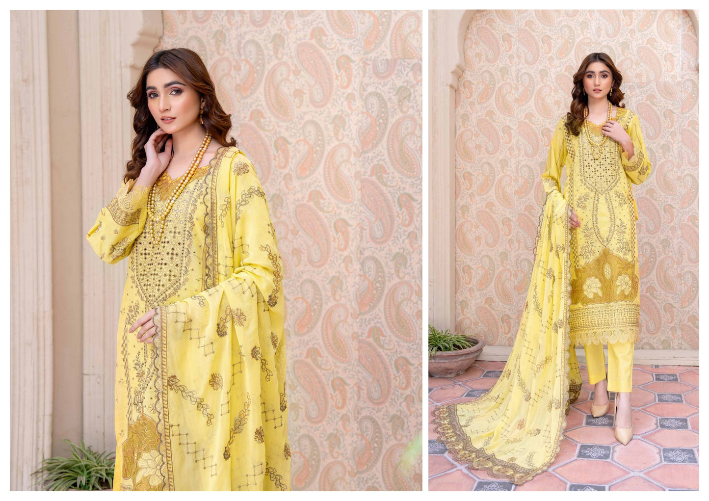 Luxury Embroidered Lawn