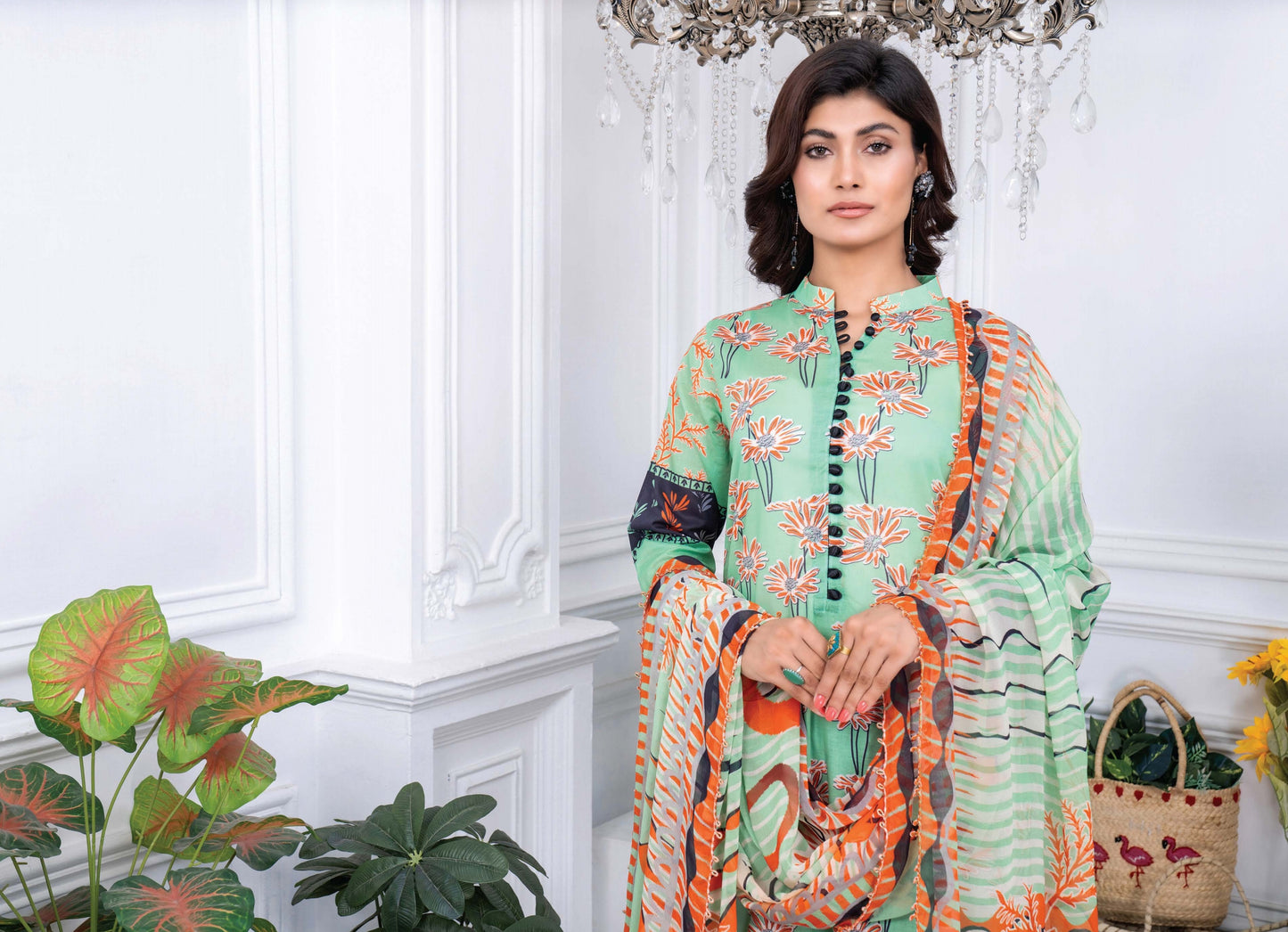 Digital Printed Lawn