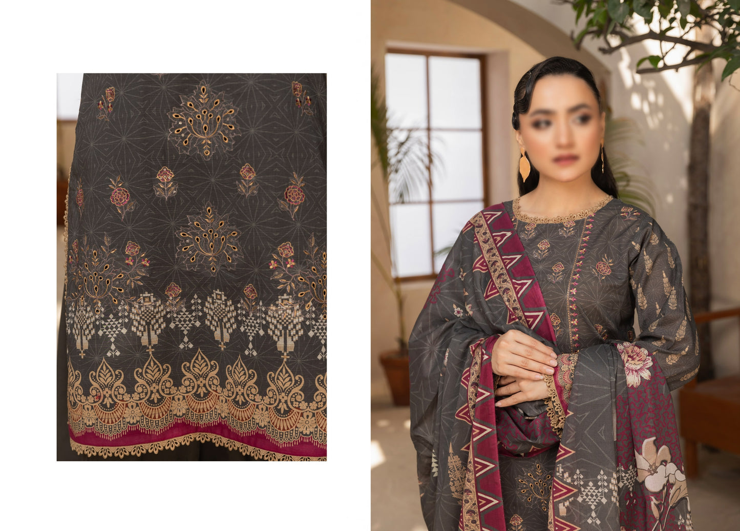 Digital Print Doriya Lawn