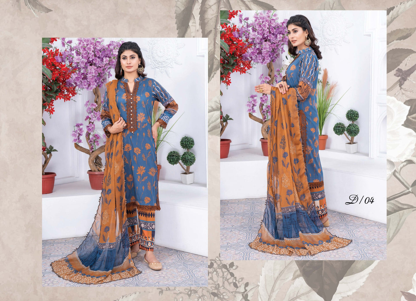 Digital Printed Lawn