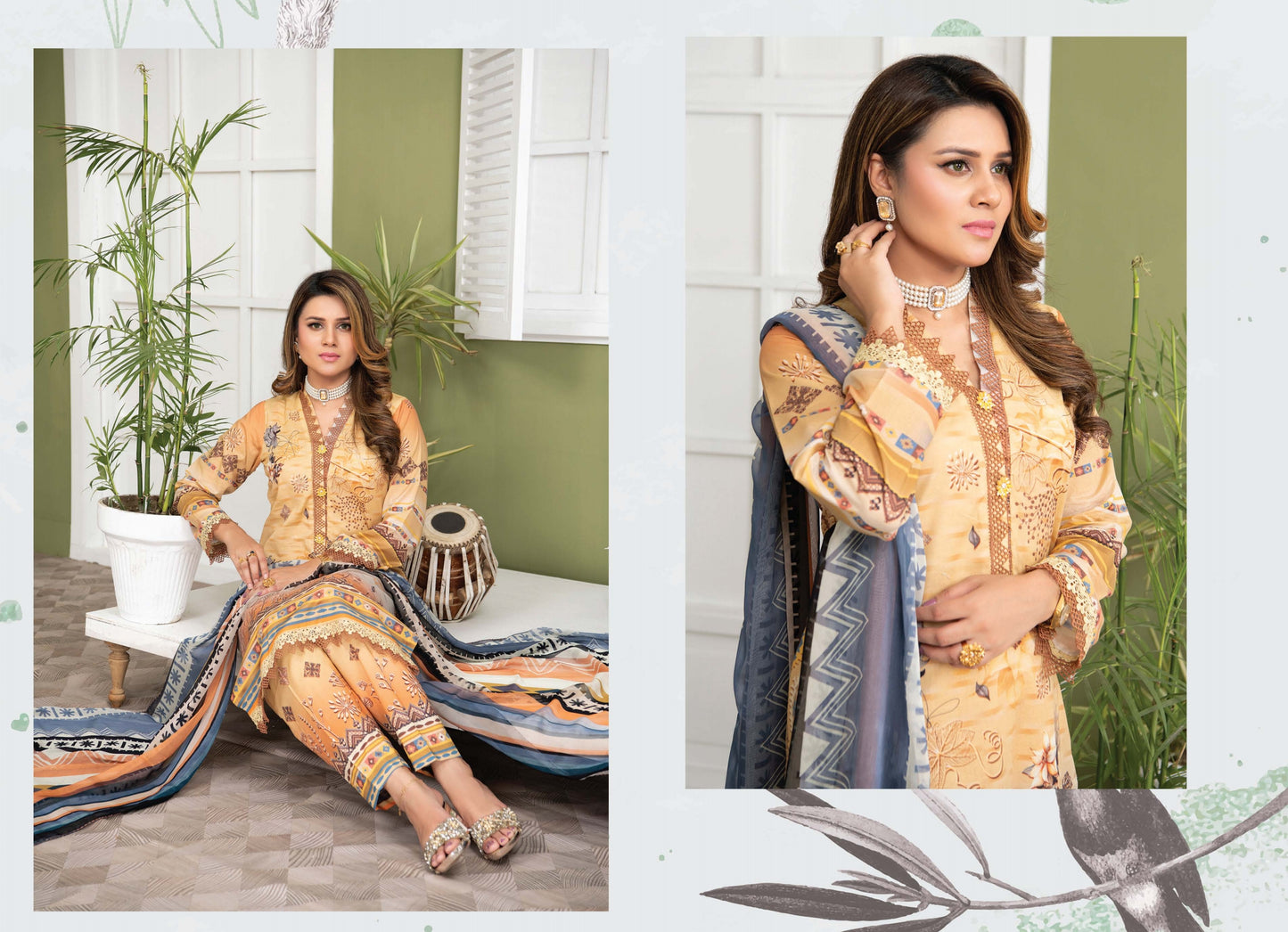 Digital Print Lawn Shirt