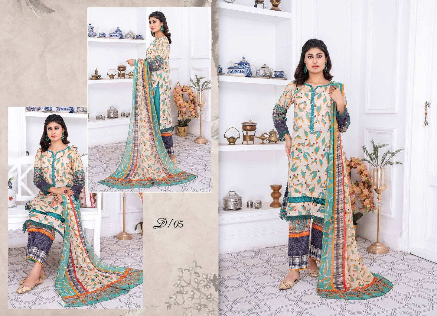Digital Printed Lawn