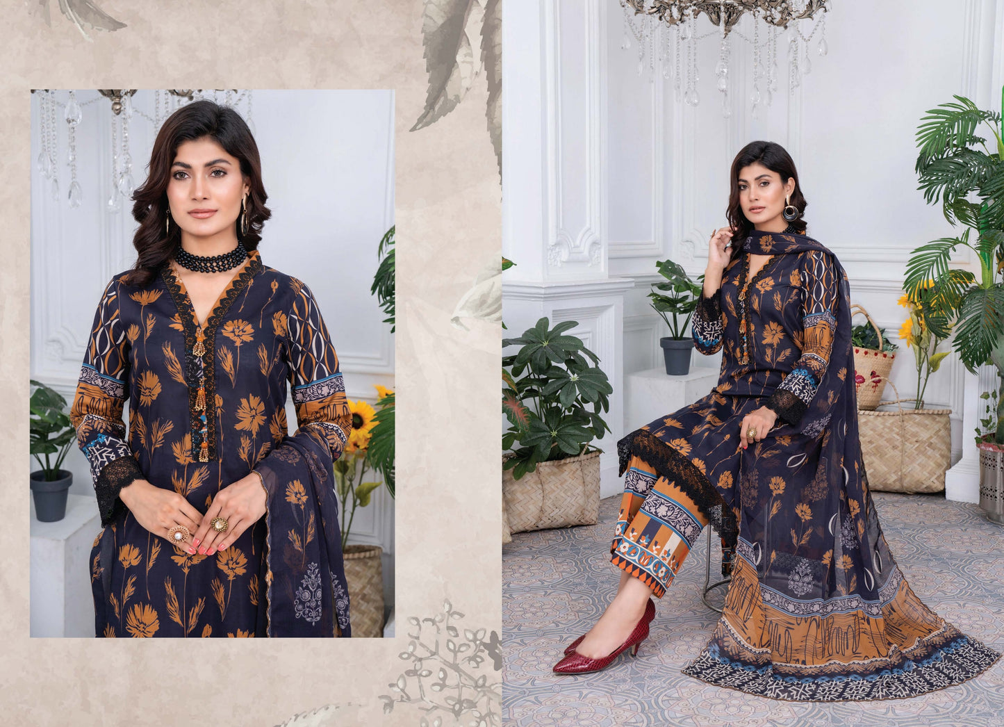 Digital Printed Lawn