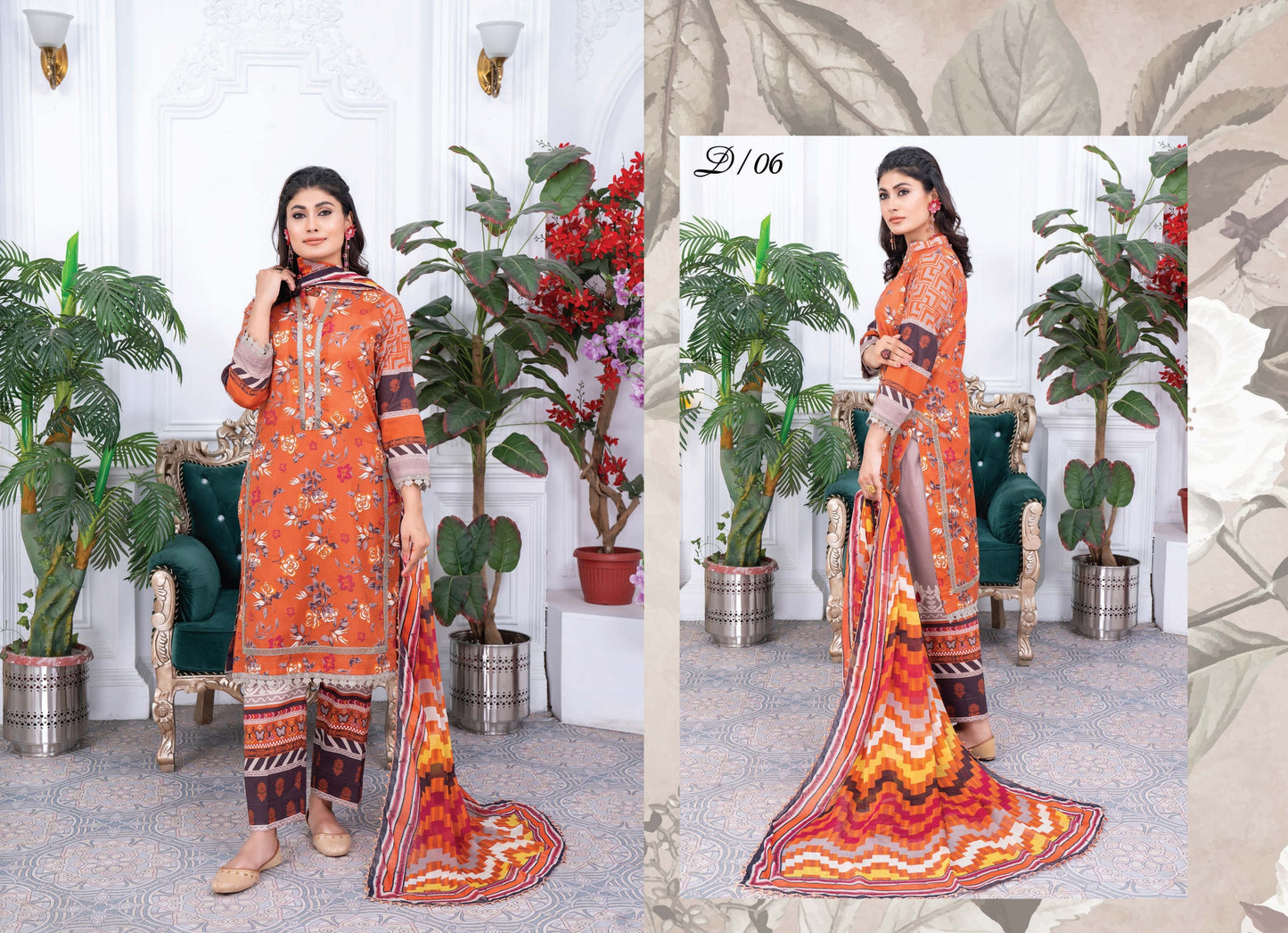 Digital Printed Lawn