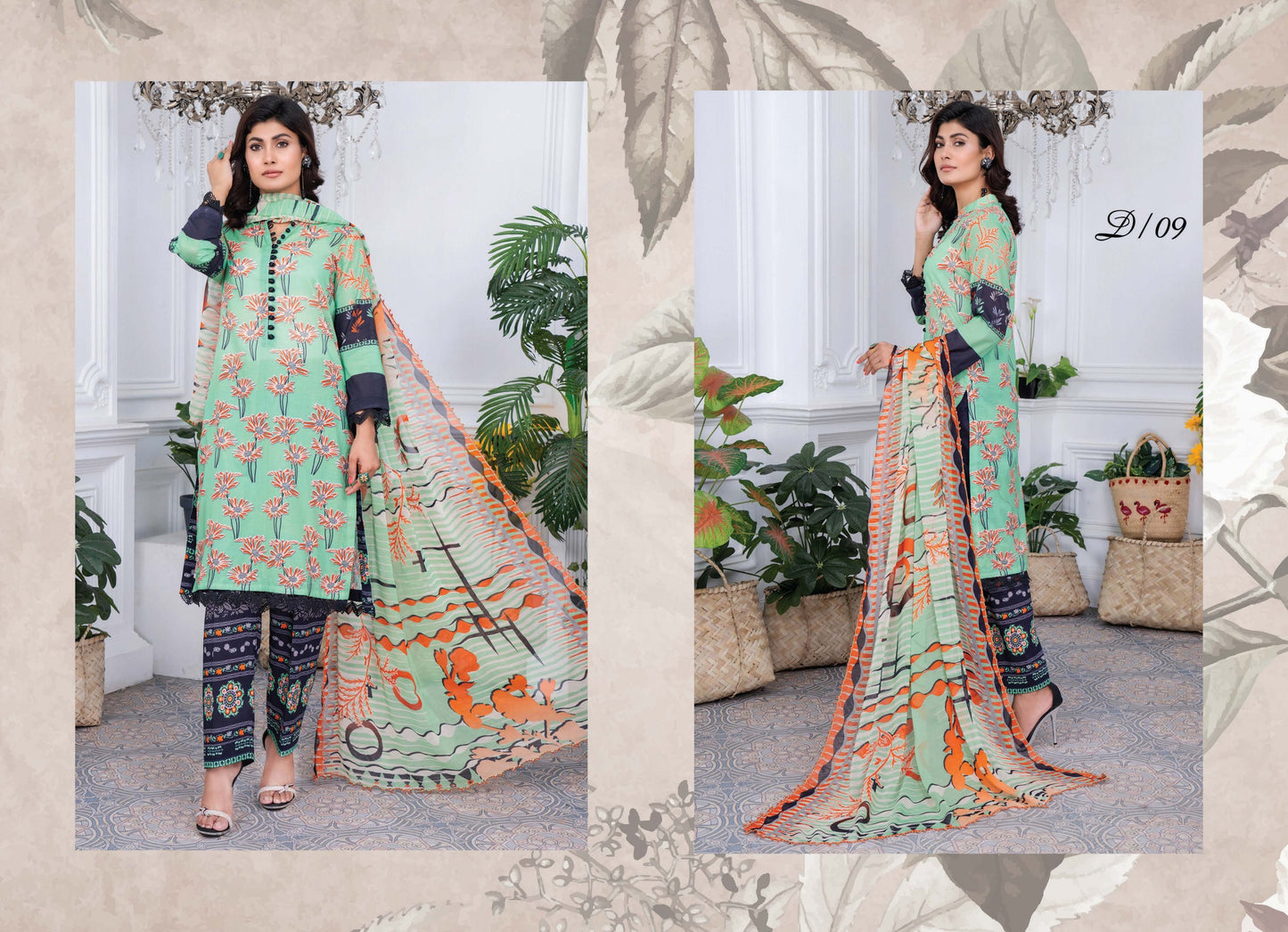 Digital Printed Lawn