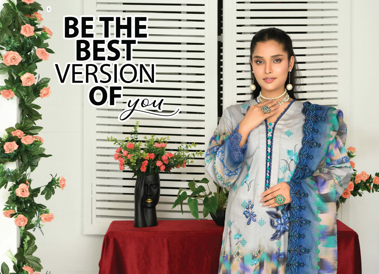 Digital Lawn
Daman Embroidered