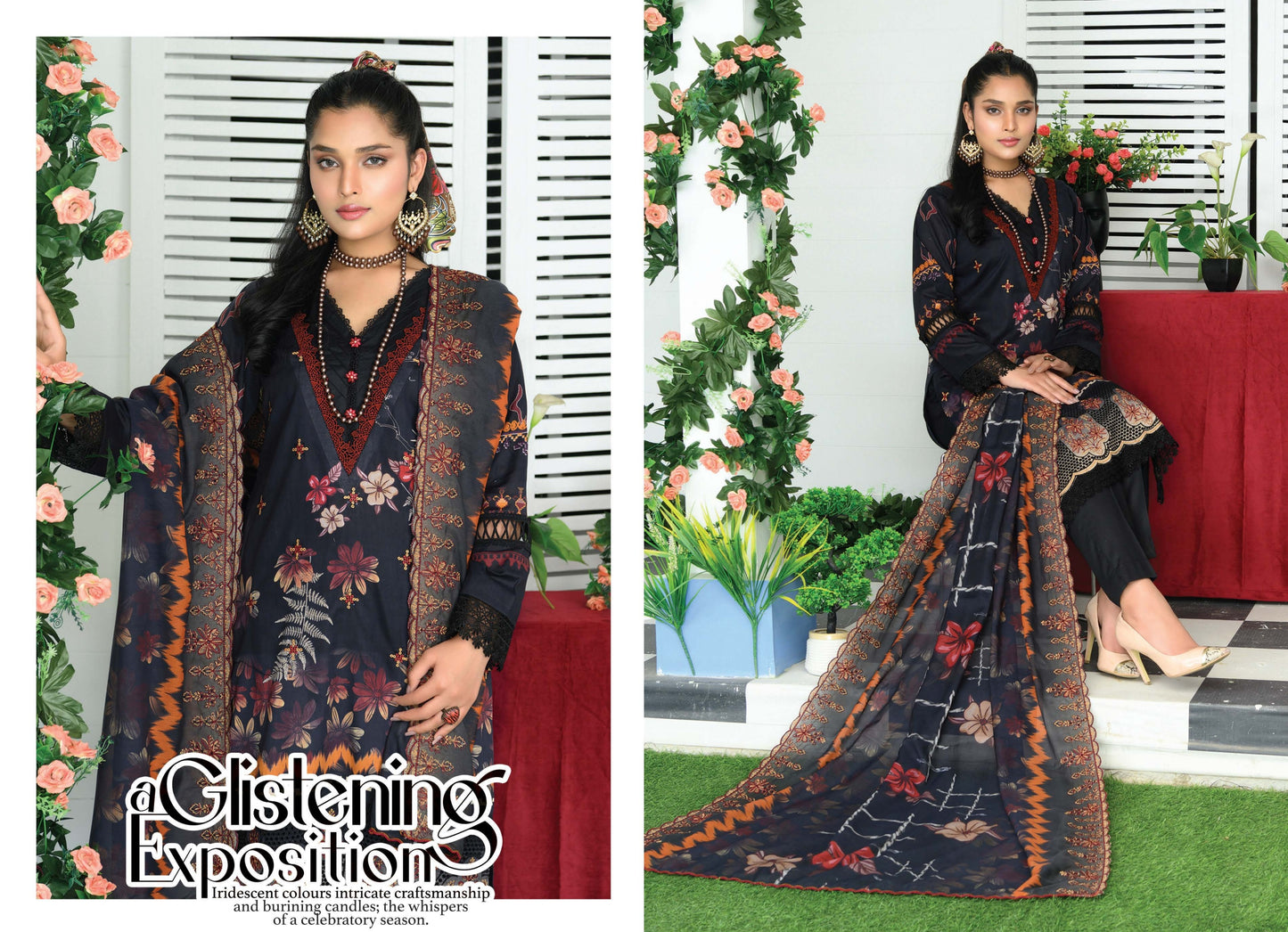 Digital Lawn
Daman Embroidered