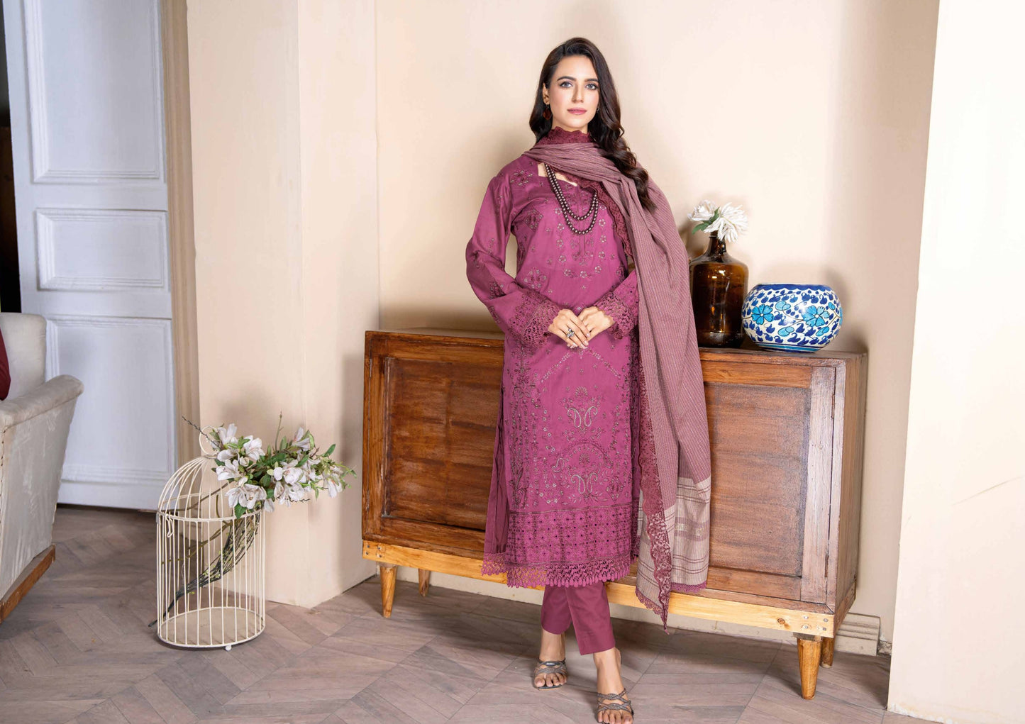 Embroidered Lawn Shirt