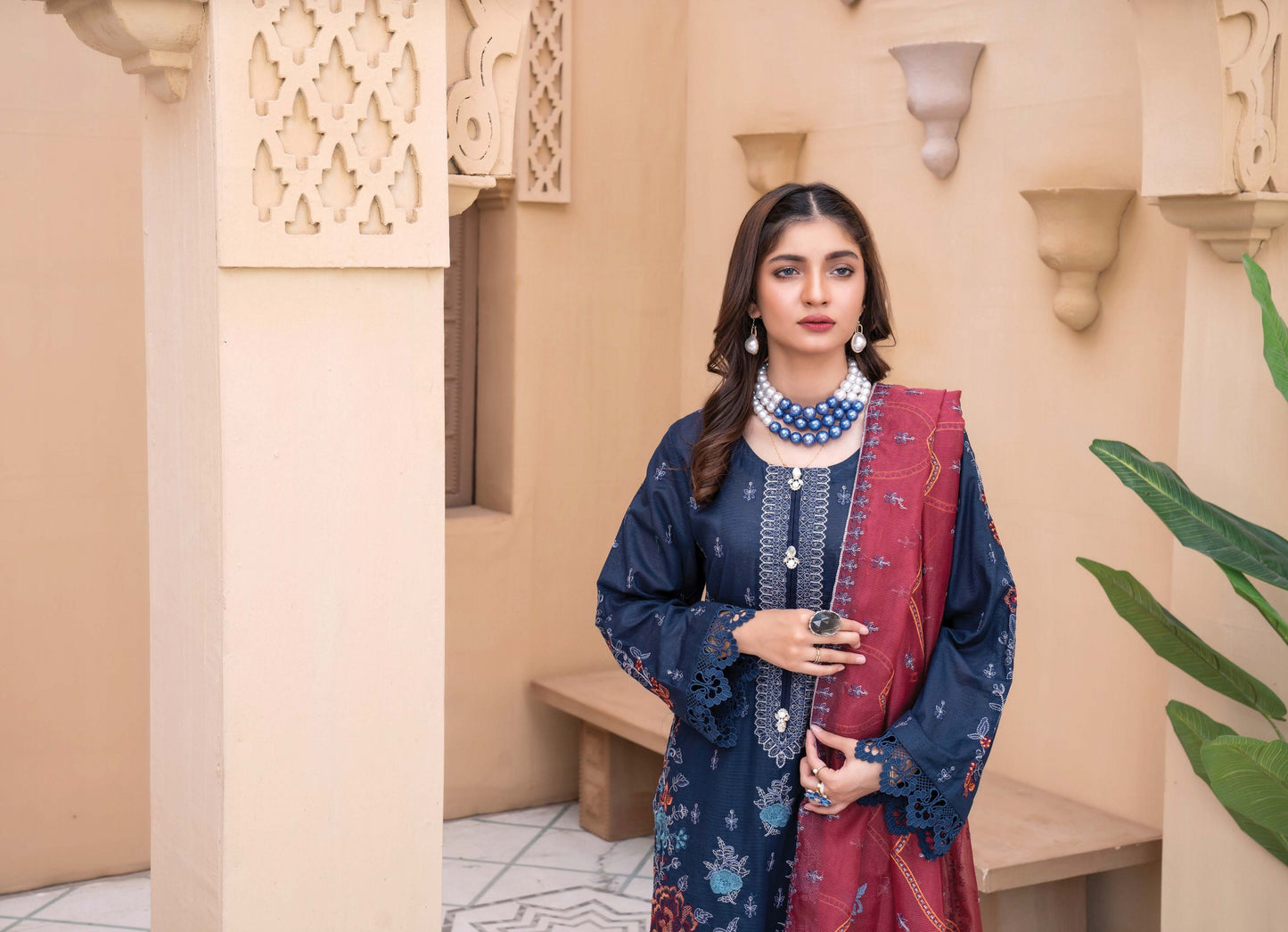 Fully Embroidered Lawn Shirt