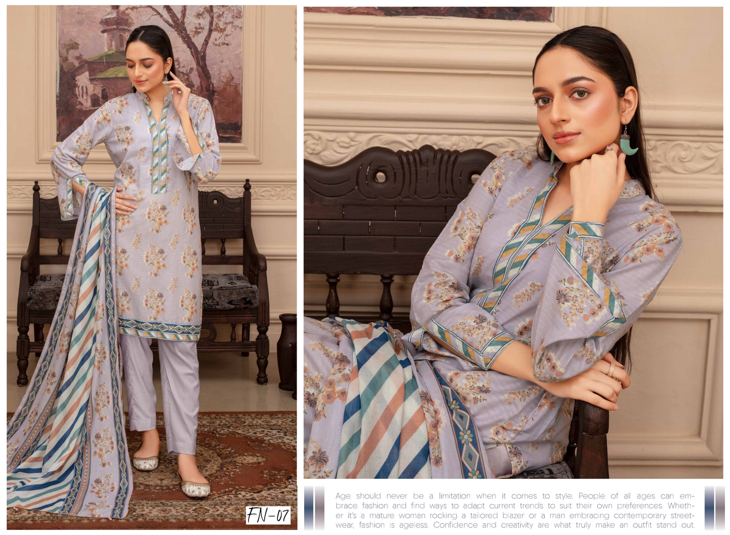 Bana Dora Printed Lawn
