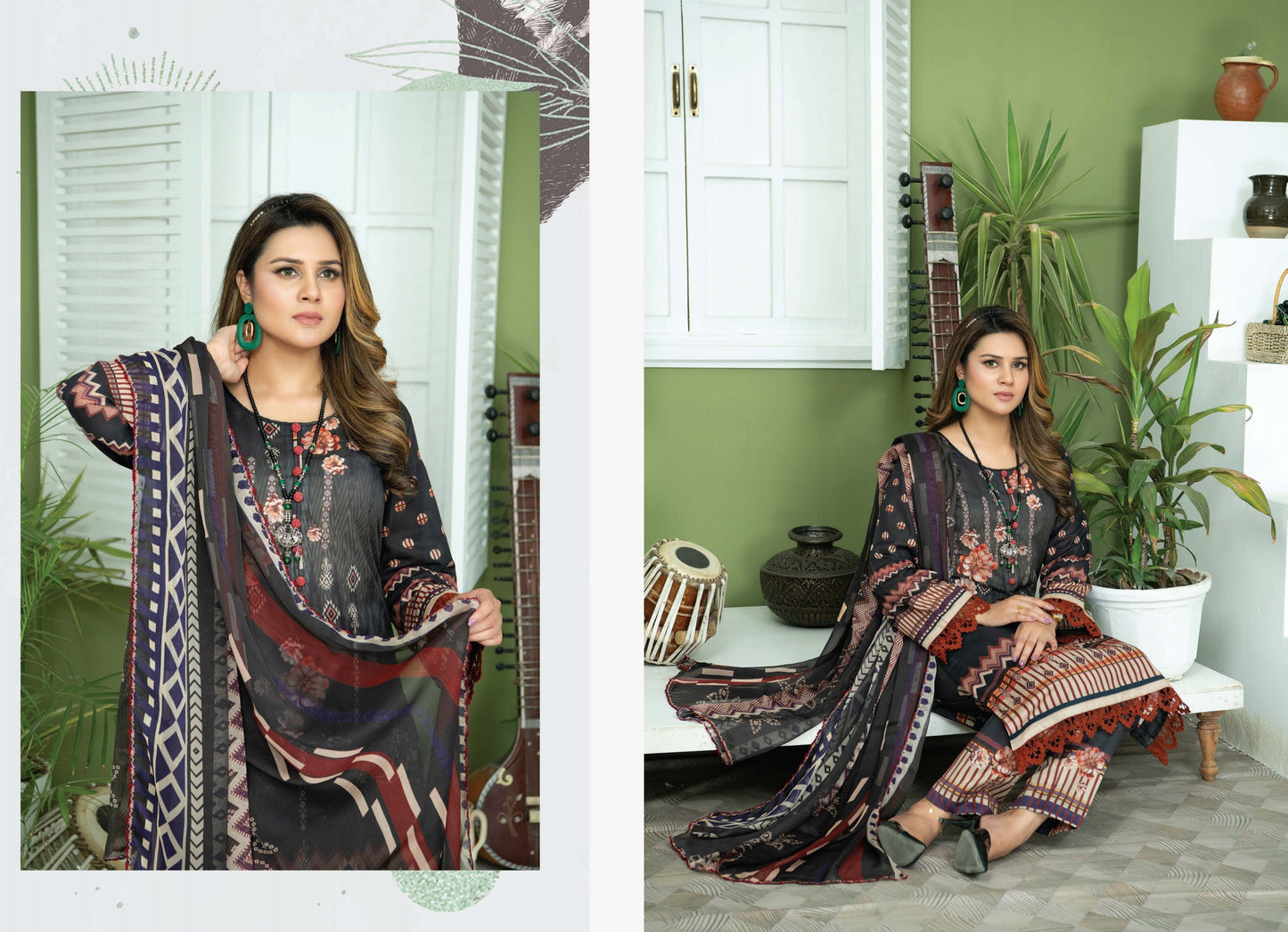 Digital Print Lawn Shirt