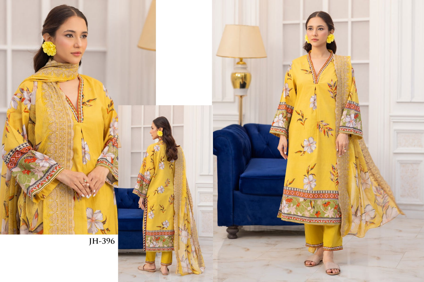 Printed Bana Dora Lawn