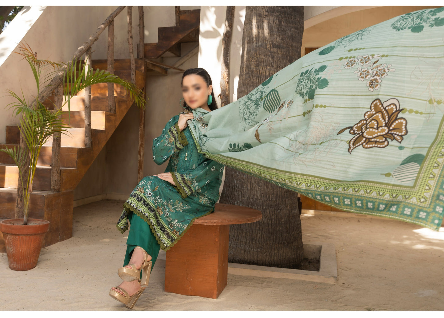 Digital Print Doriya Lawn