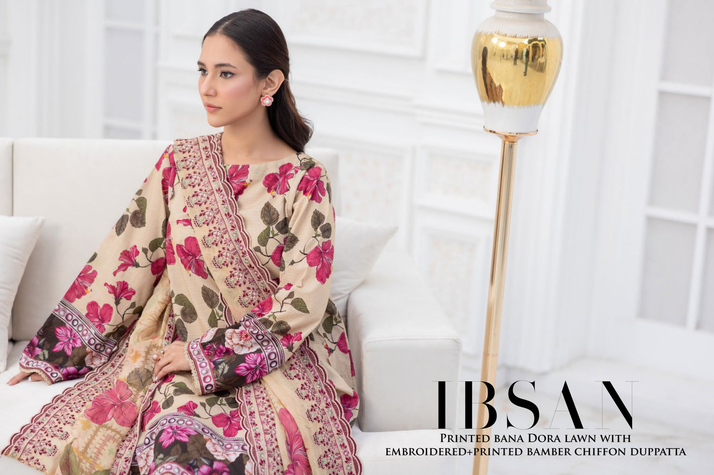 Printed Bana Dora Lawn