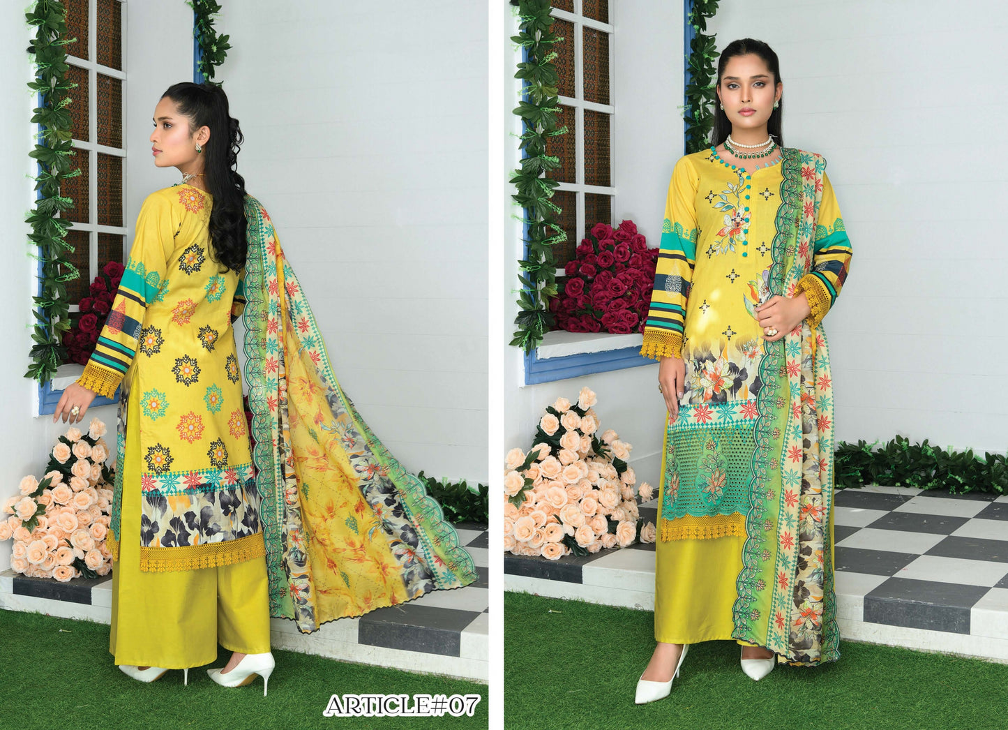 Digital Lawn
Daman Embroidered