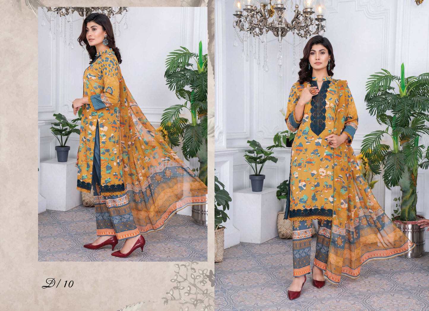 Digital Printed Lawn