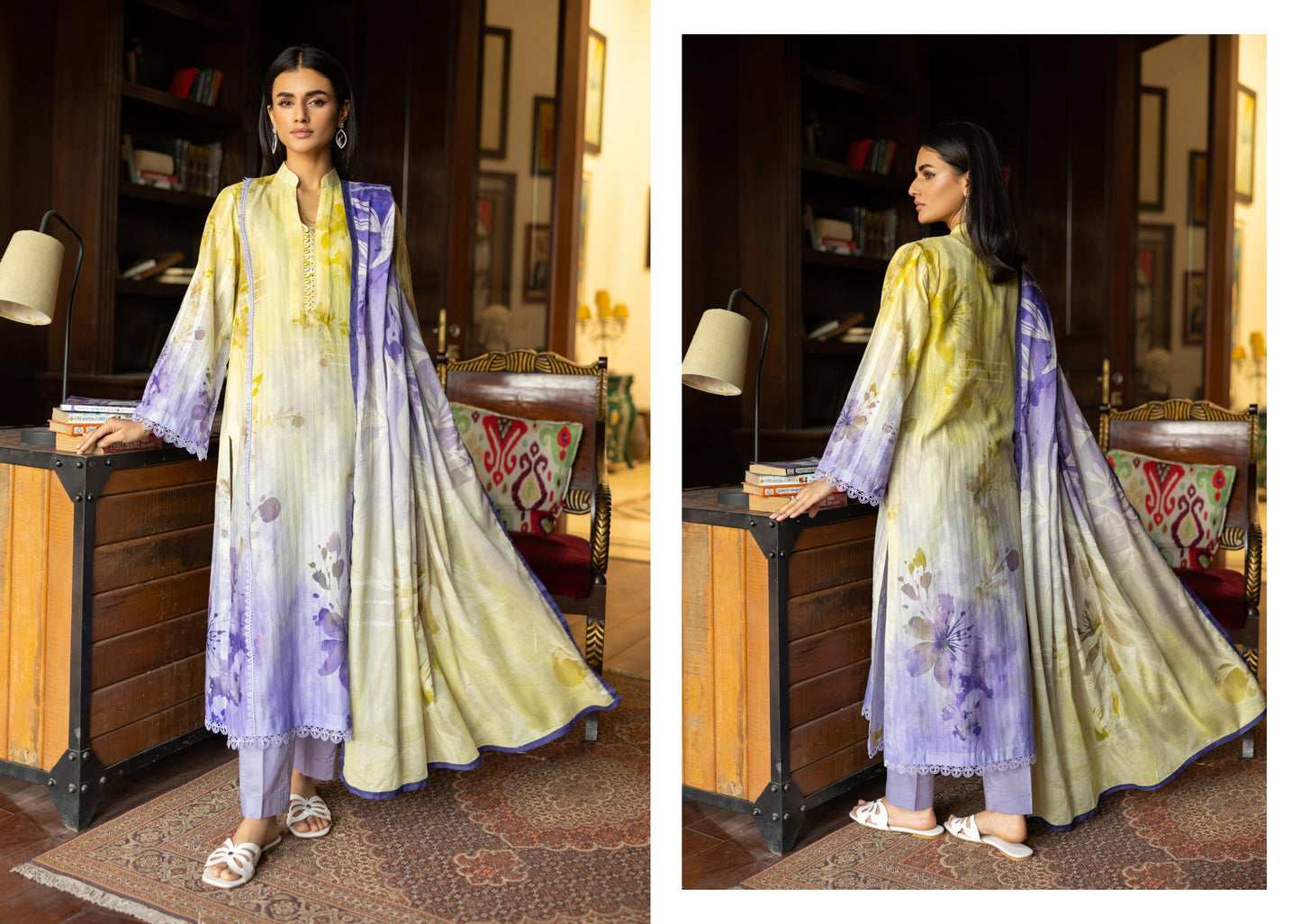 Digital Printed Bana Dora Lawn