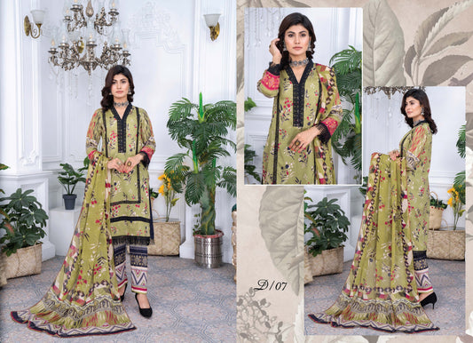 Digital Printed Lawn