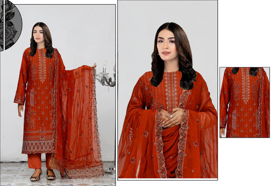 Fancy Lawn Embroidered